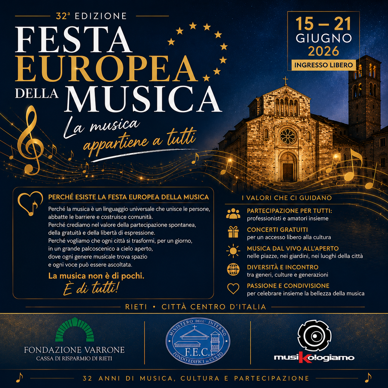 Perché esiste la Festa Europea della Musica?