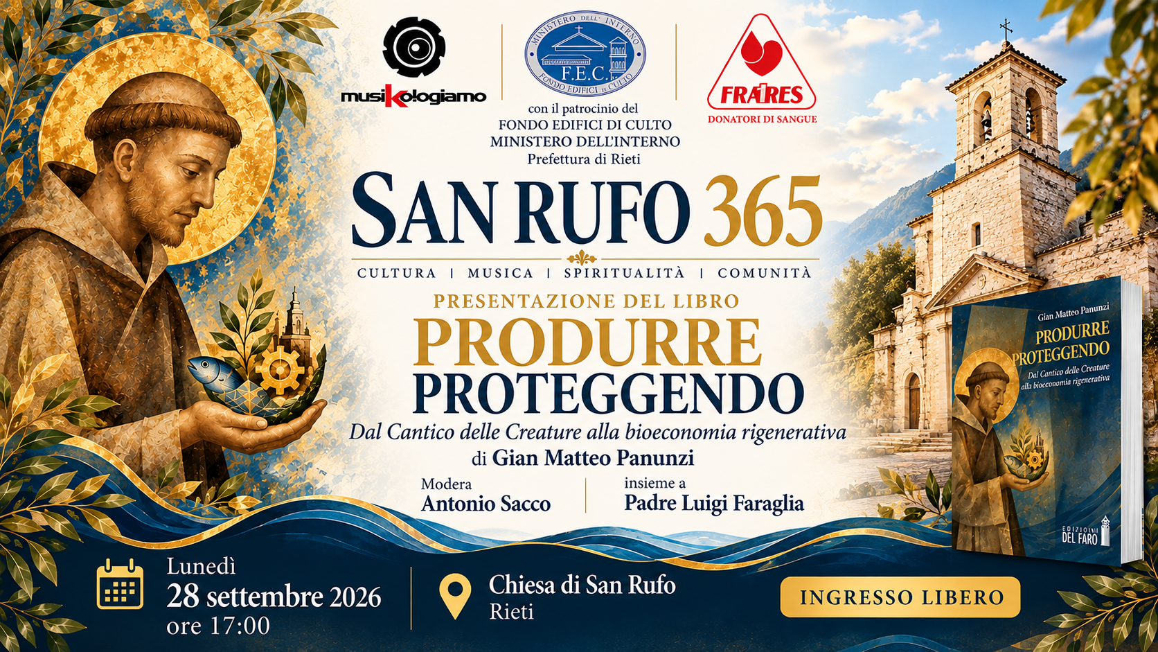 San Rufo 365, Gian Matteo Panunzi presenta “Produrre proteggendo” a Rieti